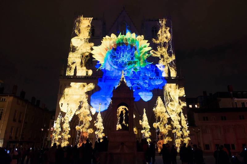 Fête des Lumières 2018 - Lyon Cathedrale-Saint-Jean