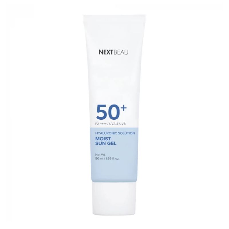 Солнцезащитный гель Nextbeau Sun Gel Hyaluronic SPF50+PAA++++/UVA&UVB, 55 мл