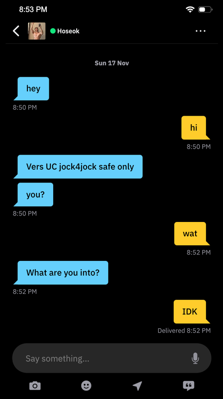 Grindr Conversation
