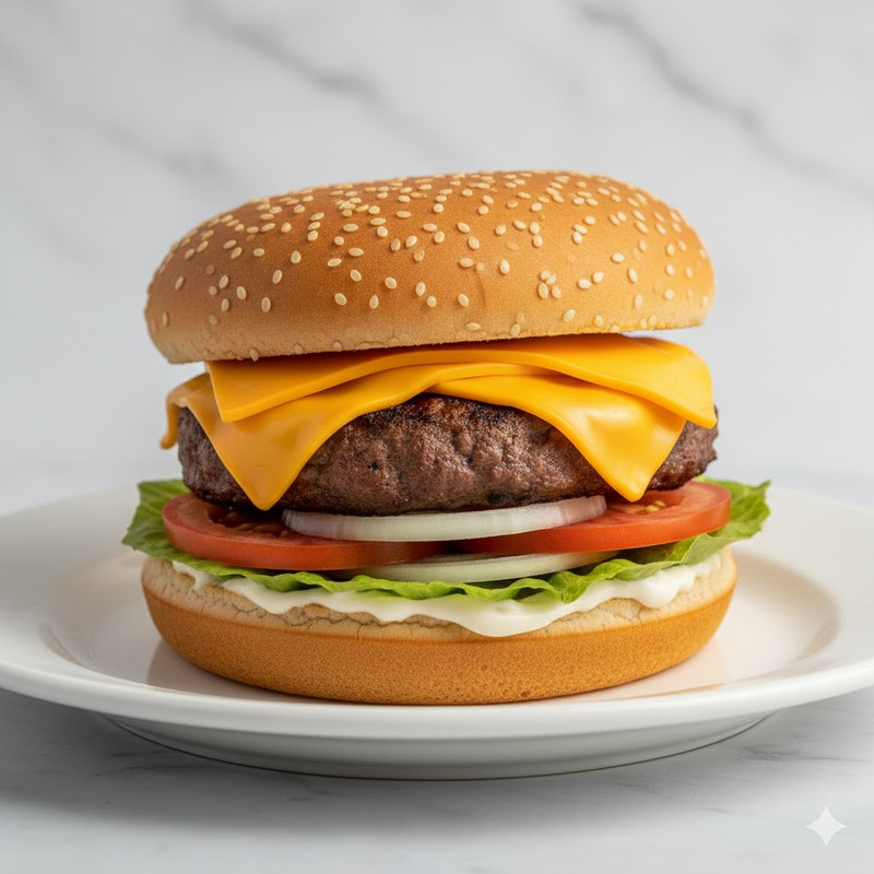 Hamburguesa con queso