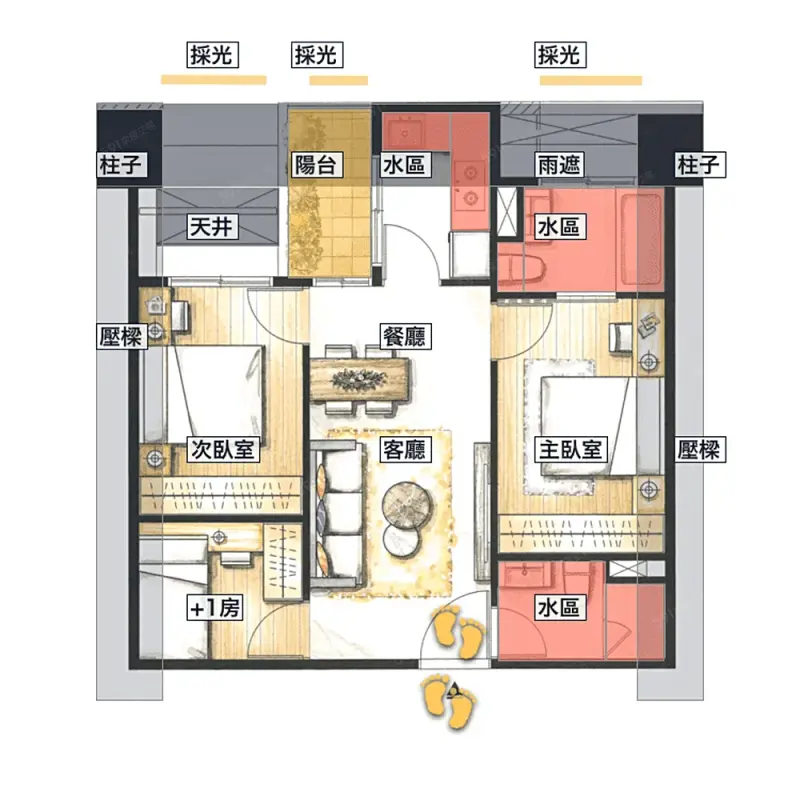 [請益] 請問預售屋格局