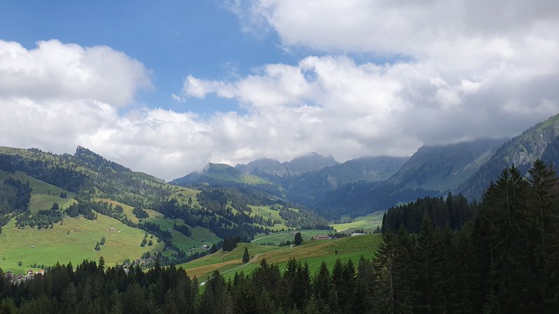 50 sombras del verde en Suiza y Alemania - Blogs de Suiza - RUTA MOORACULUM (SORENBERG)- LLEGADA A BEATENBERG (9)