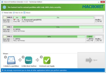 Macrorit Partition Extender 1.6.9 Portable