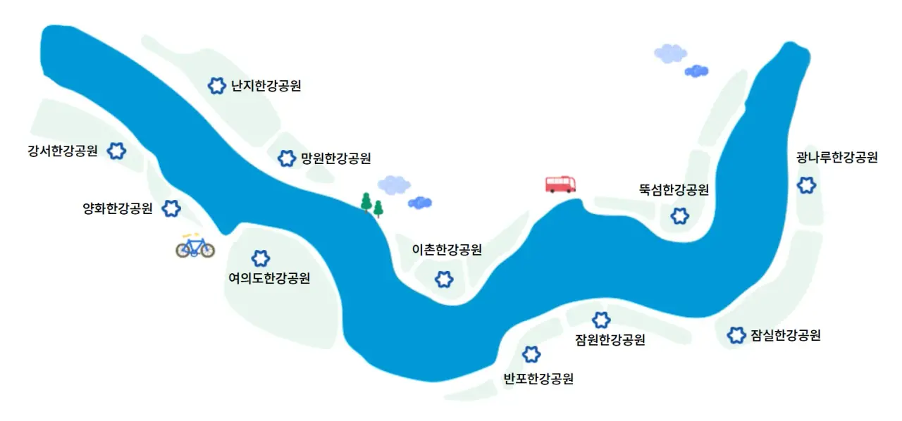 실내 공공 체육센터 헬스장 - 저렴한 요금으로 이용 가능 서울시 한강공원 근력운동 기구 시설
