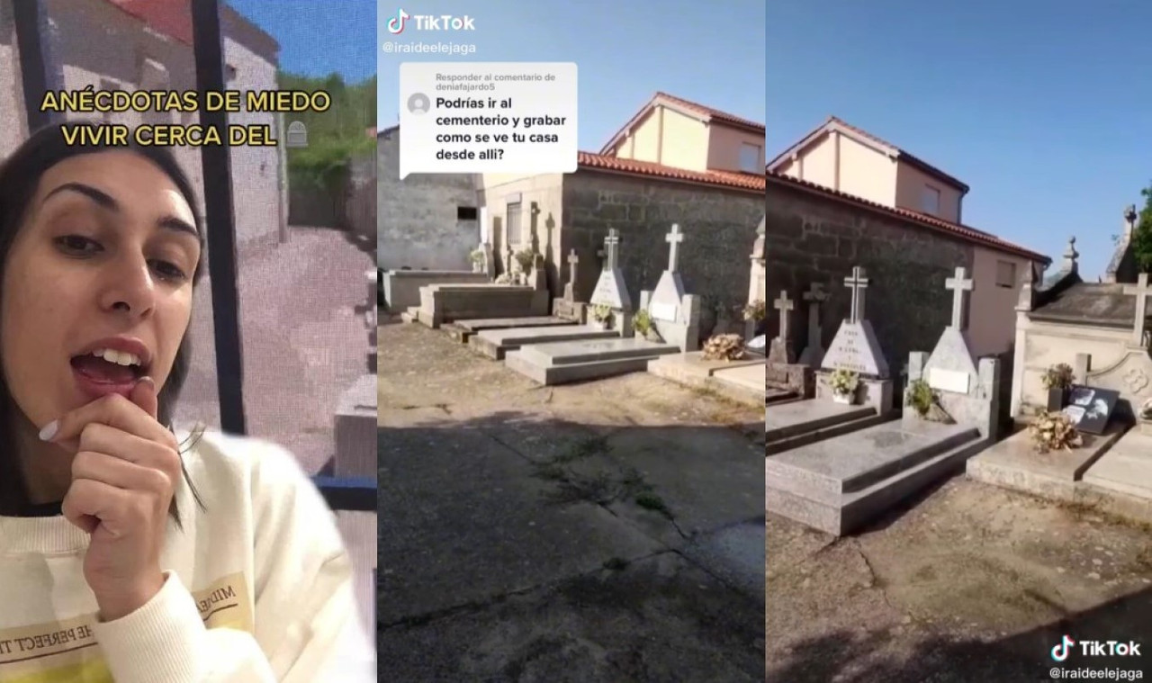 Joven cuenta cómo es vivir al lado de un cementerio