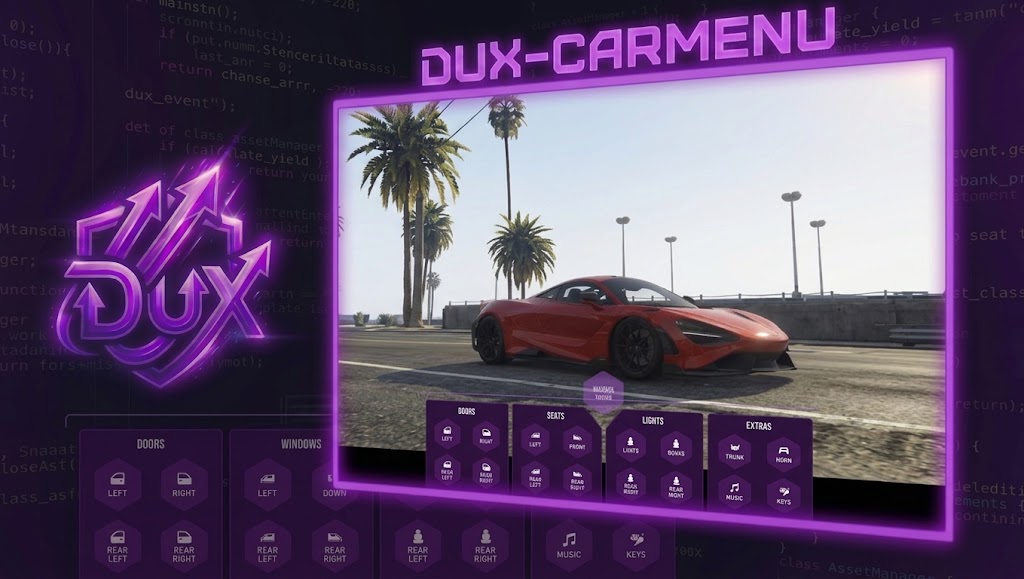 DuX - CarMenu