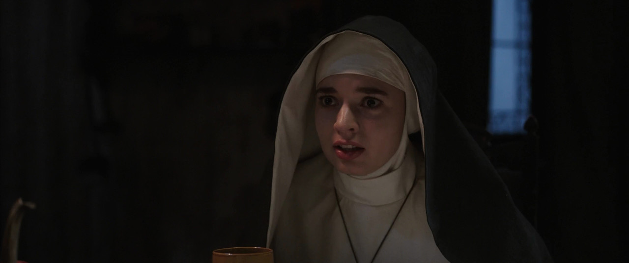 Ingrid Bisu in the movie The Nun