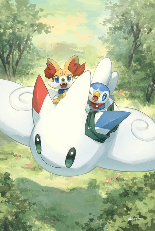 piplup-fennekin-and-togekiss-pokemon-and