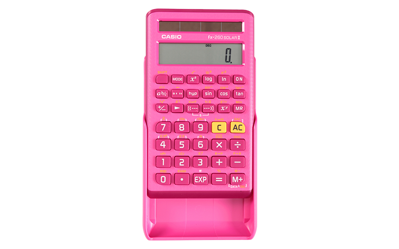 Casio FX260 Solar Pink Scientific Calculator 14444584705 eBay