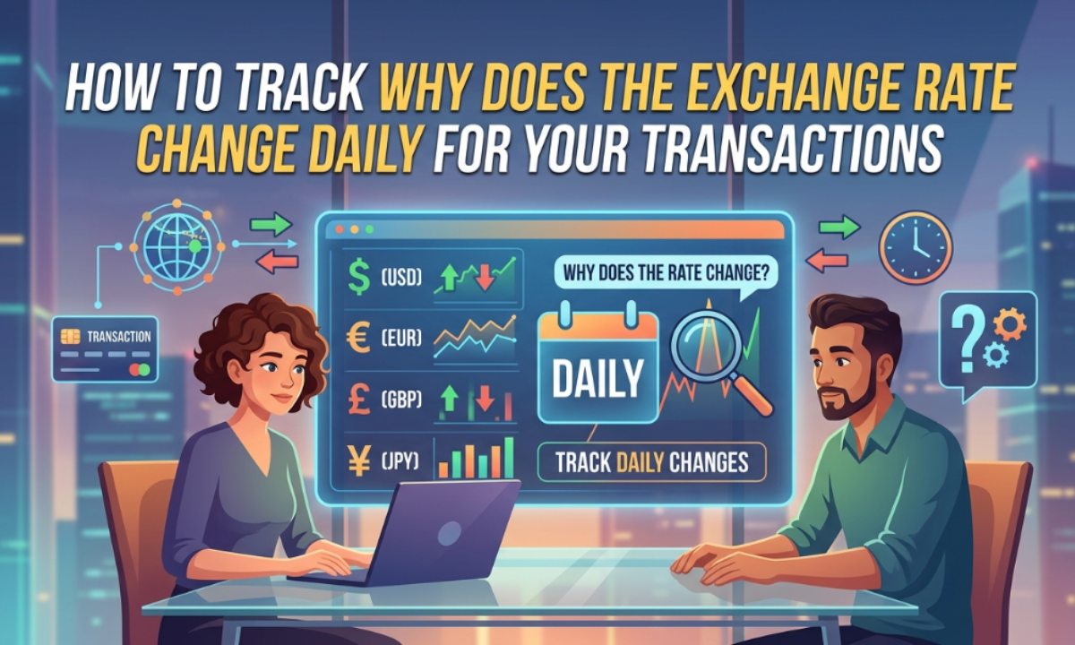 How to track why the exchange rate changes daily for your transactions