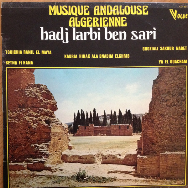 Portada - Hadj Larbi Ben Sari - Musique Andalouse Algérienne