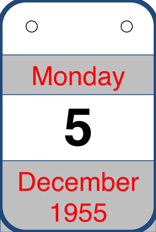 Calendar: 5 December 1955