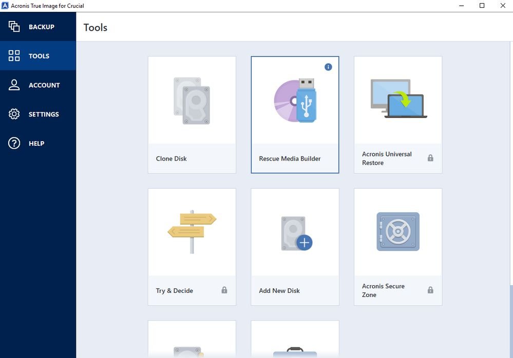 Acronis True Image for Crucial 26.0.1 Build 39450