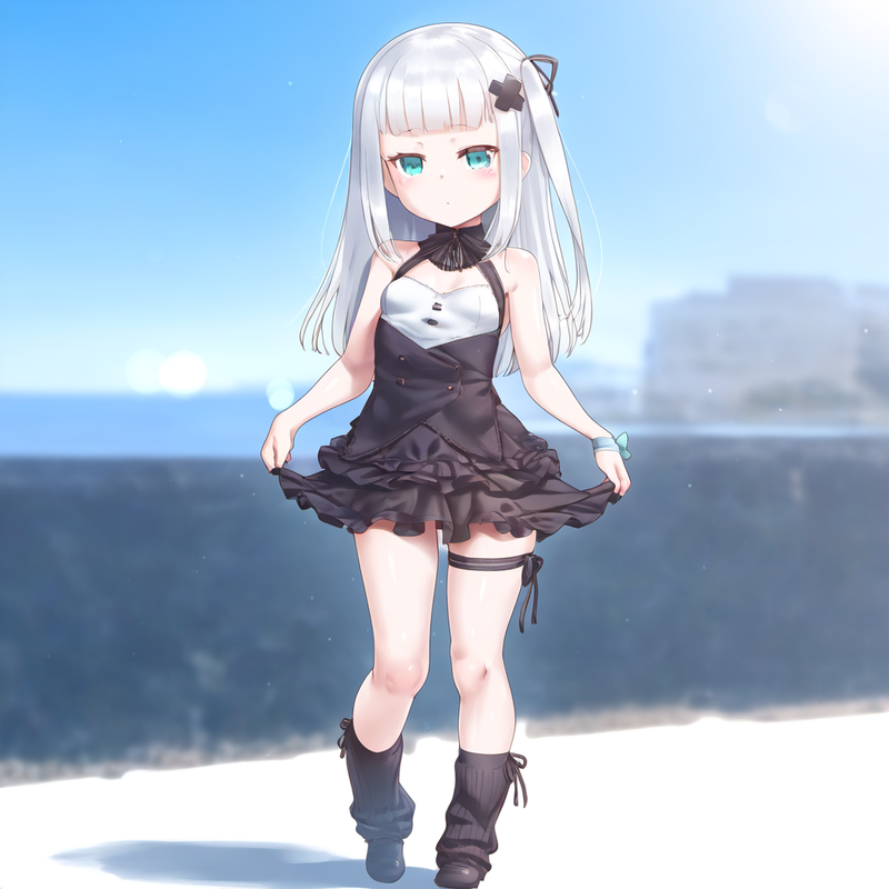 1girl, ks (xephyrks), NDGD, ohlia, {kobayashi ritz}, reoen, {{{outdoors, photo b s-2831931450