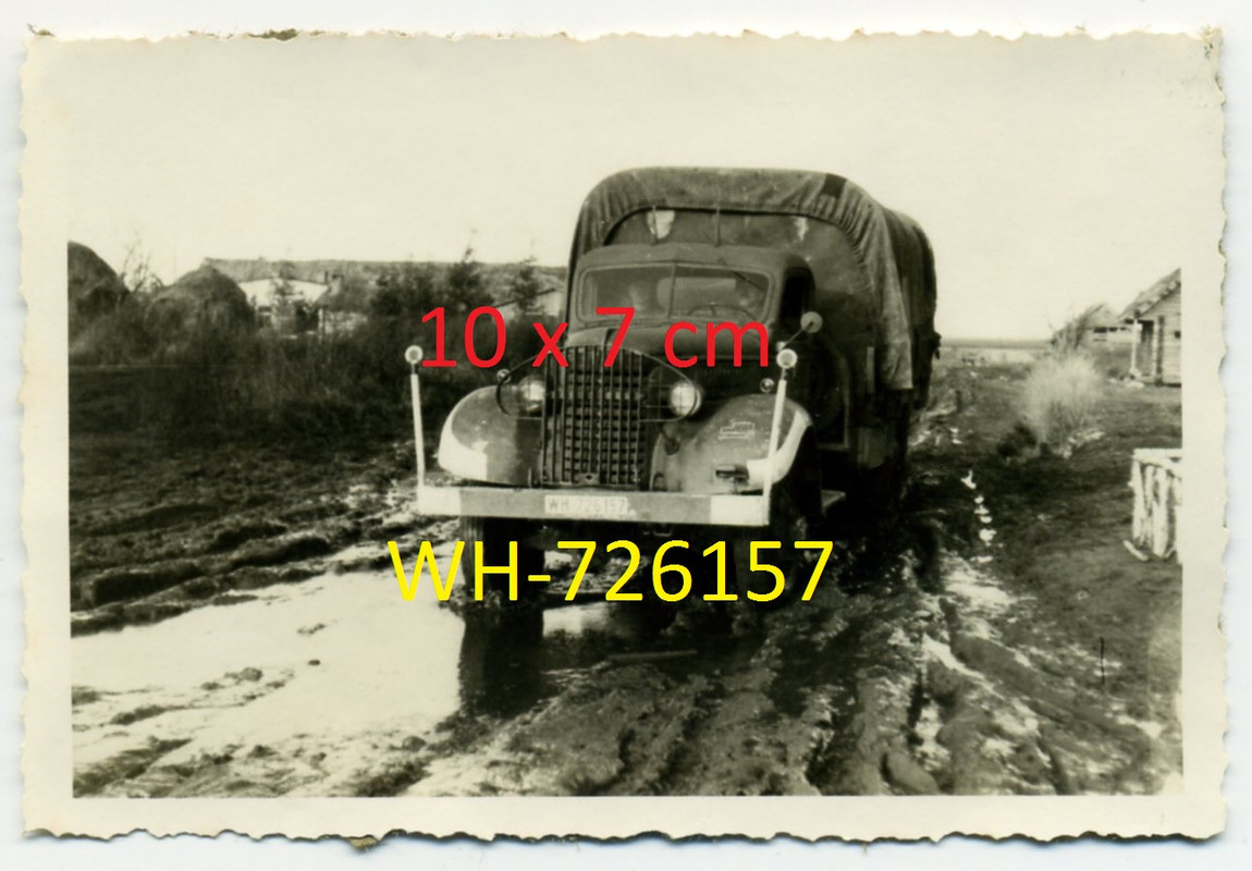 Foto WH Beute LKW GMC ACK 353 US Export für Frankreich in Russla