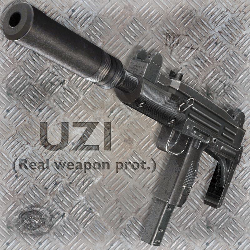 UZI Submachine Gun with Silencer UZI Submachine Gun with Silencer