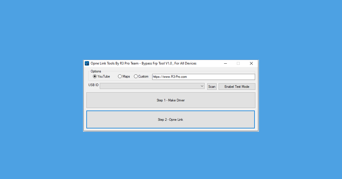 Open Link Bypass FRP V1.0