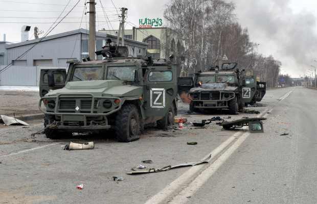 Enormes explosiones sacuden Ucrania mientras las fuerzas rusas atacan la capital