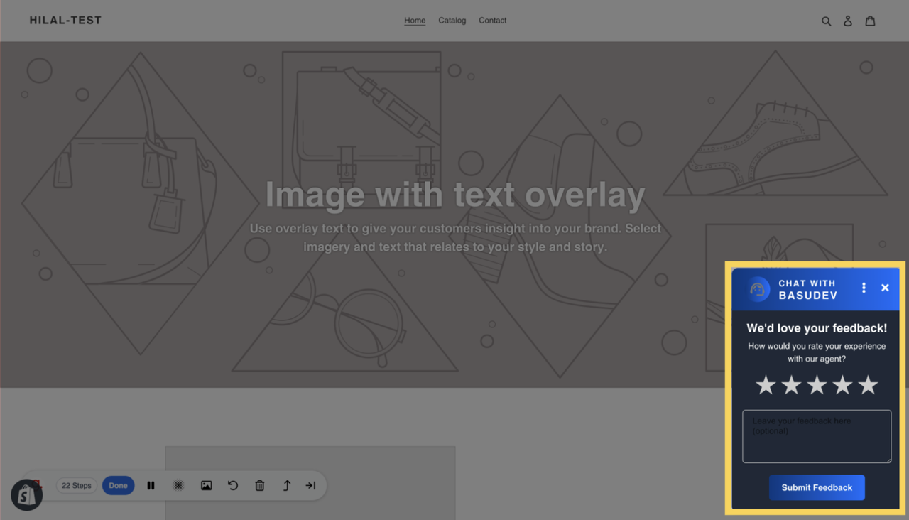 Completing the Support Session