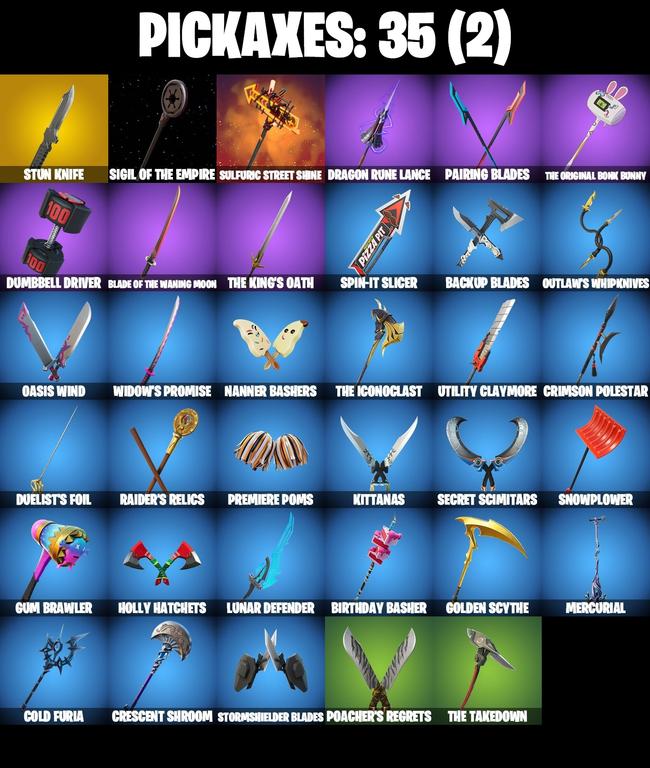 pickaxes comp