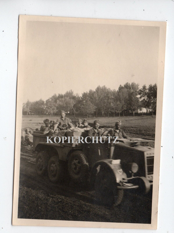 Russland Einm. 1941 SDkfz LKW Halkette Emblem Kamerad Ausrüstung Okular
