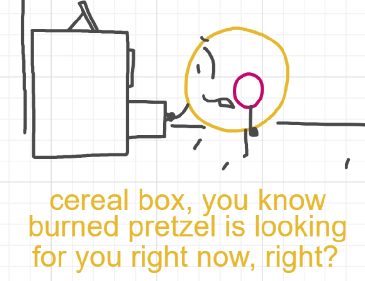 A panel from The Prime Number Few, episode eight of the Board Boards object show by Furretwalk/WalkingFurret.