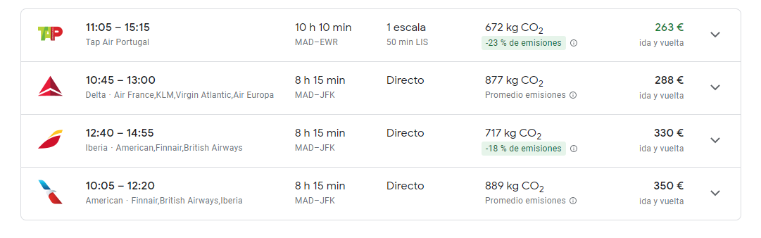 Vuelos a Nueva York, Compañias Aéreas, Reserva de Asientos.. - Foro Nueva York y Noreste de USA