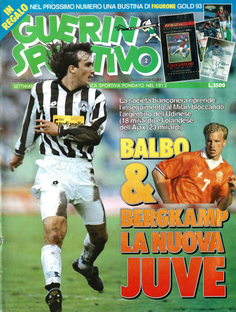 From the Italian magazine Guerin sportivo, a page with the