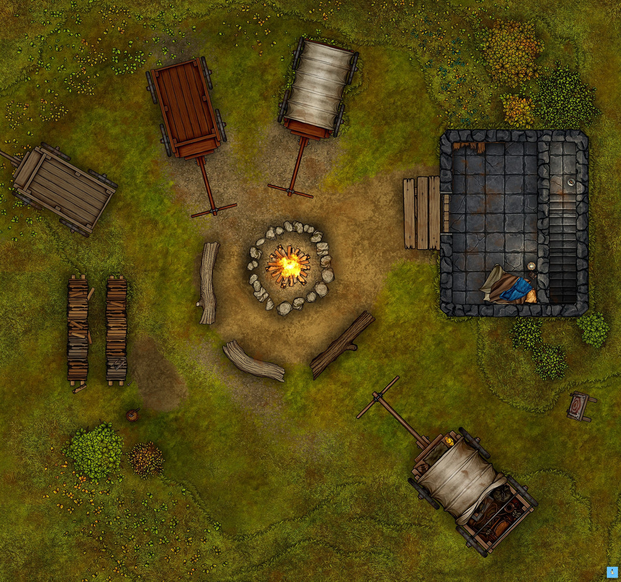 Stone House 16x15 No Grid