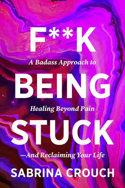 F**k Being Stuck 3D Book Cover by Sabrina Crouch