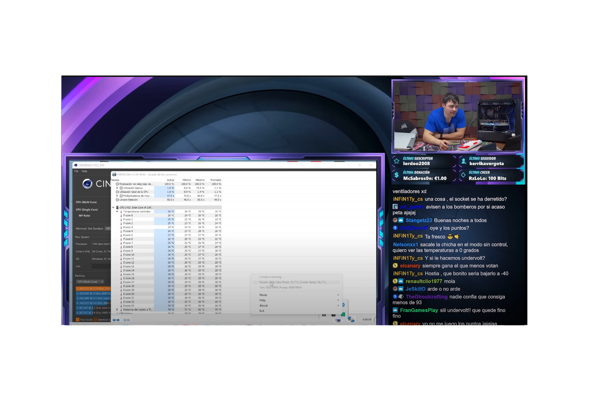 Benchmark cpu temps HWinfo youtube sc1