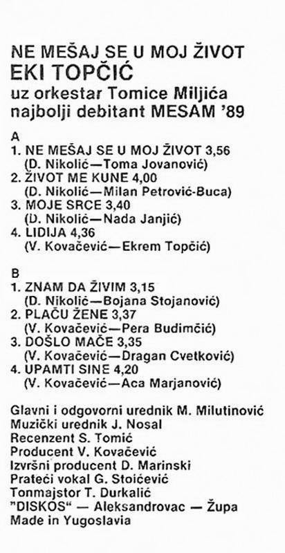 Ekrem Eki Topcic 1989 kz