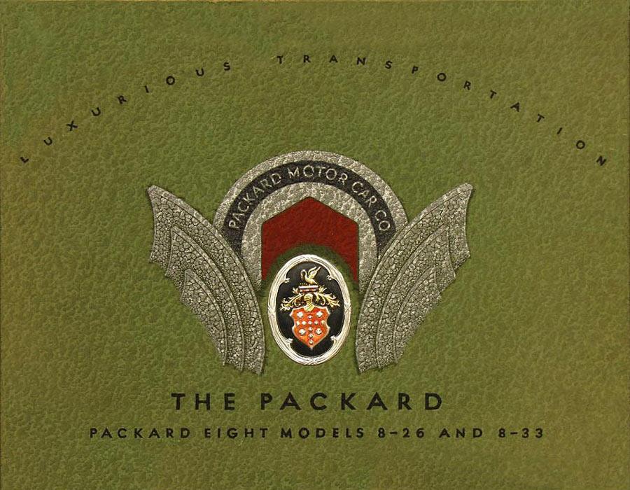 1930 брошюра Packard standart eight