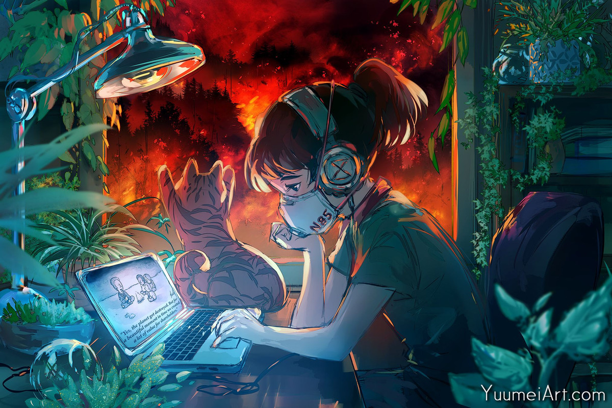 chilledcow-stream-girl-lofi-hip-hop-radio-beats-to-relax-study-to-drawn-by-wenqing-yan-e4d207978a