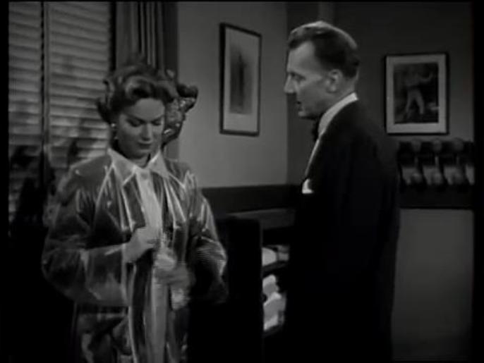 'bolt-of-lightning'(sciencefictiontheatre1957)-kristine-millerwearsasuperbyshinyplasticmacinseverals