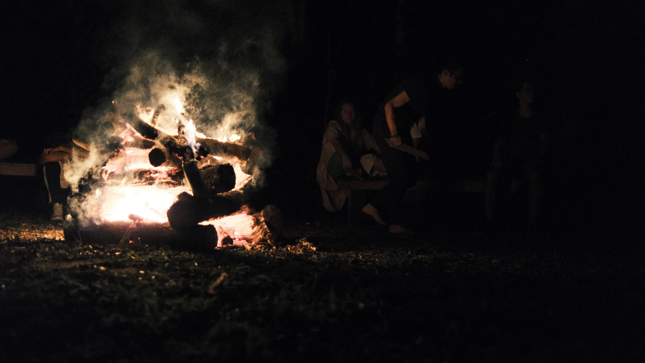 Gathering around the fire