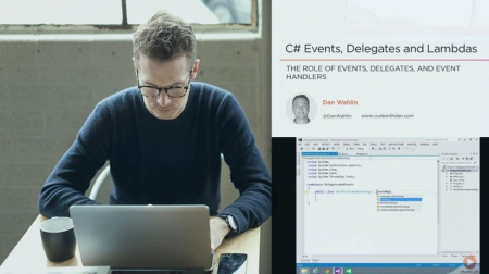 C# Events, Delegates and Lambdas