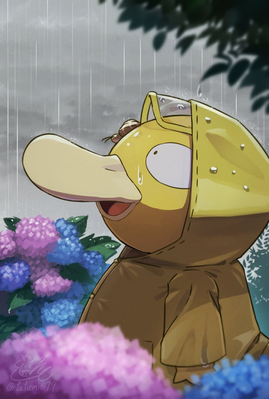 psyduck-pokemon-drawn-by-tatsumi-panneko