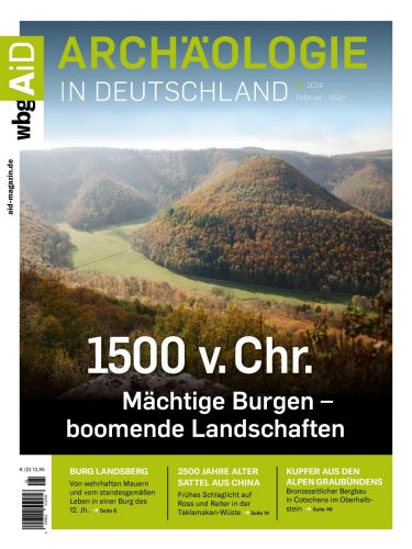 Cover: Archäologie in Deutschland Magazin No 01 Februar-März 2024