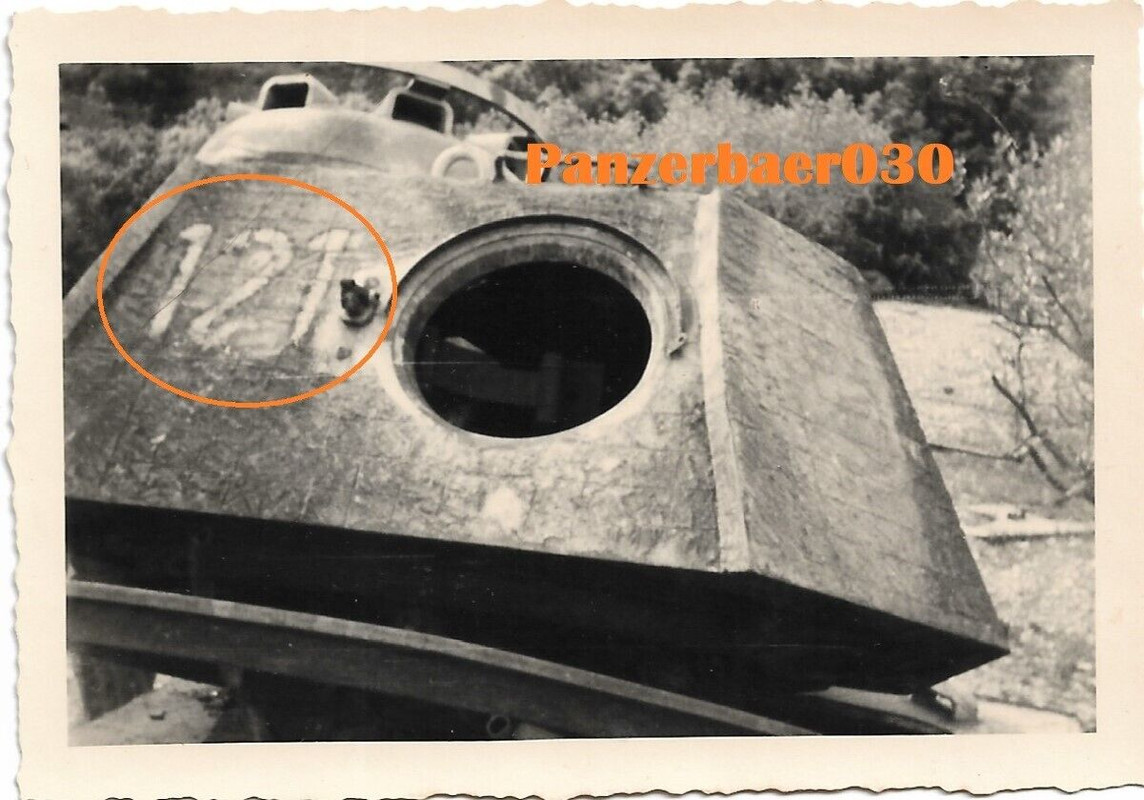 2WK Foto WH Technik Panzer V Panther Camo Zimmerit Kennung 12.PD Normandie3
