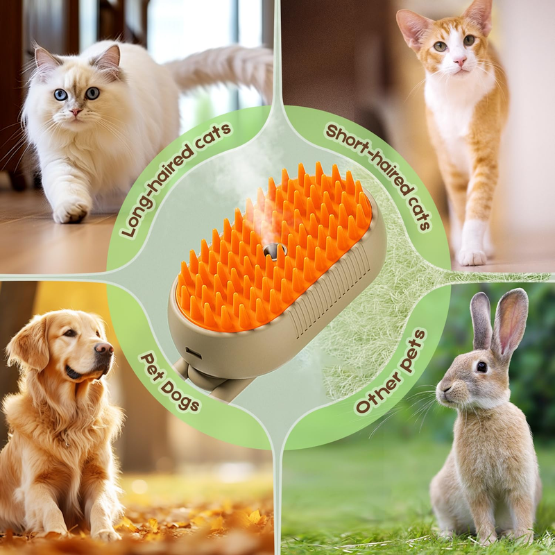 Electric Pet Grooming Brush