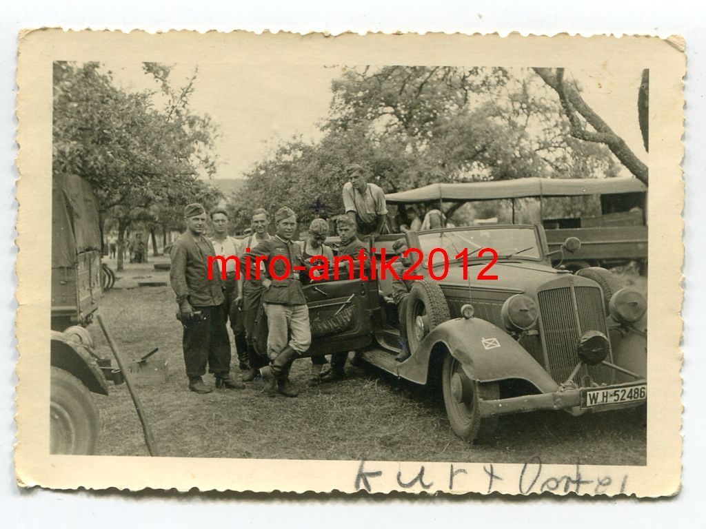 Wehrmacht, PKW, Kübelwagen, La Chapelle-Montlige