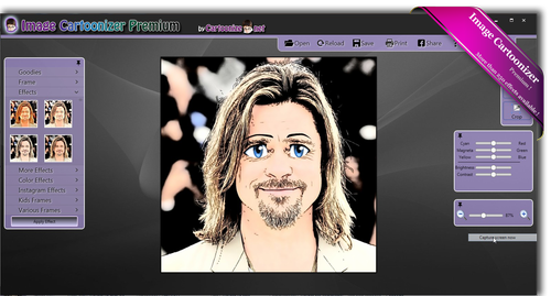 program de-transformat-poze-in-desene-cartoon sketch-picturi