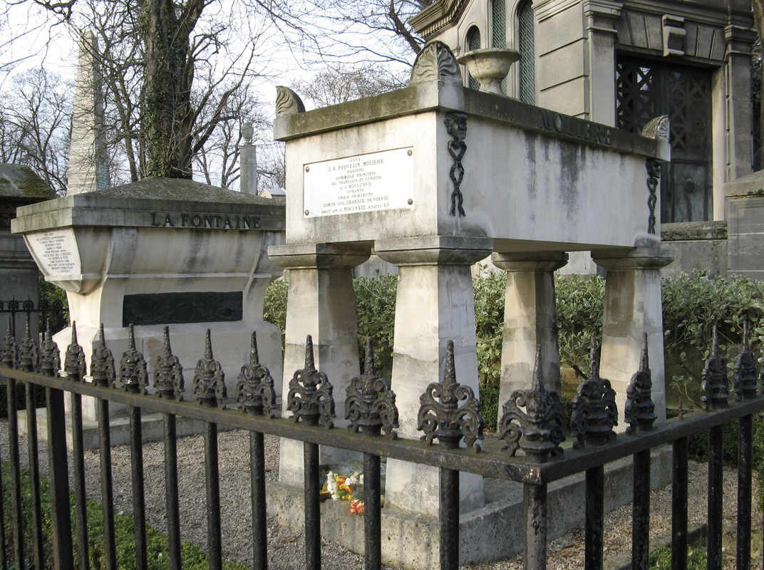 Jean-de-La-Fontaine-Moli-re-P-re-Lachaise