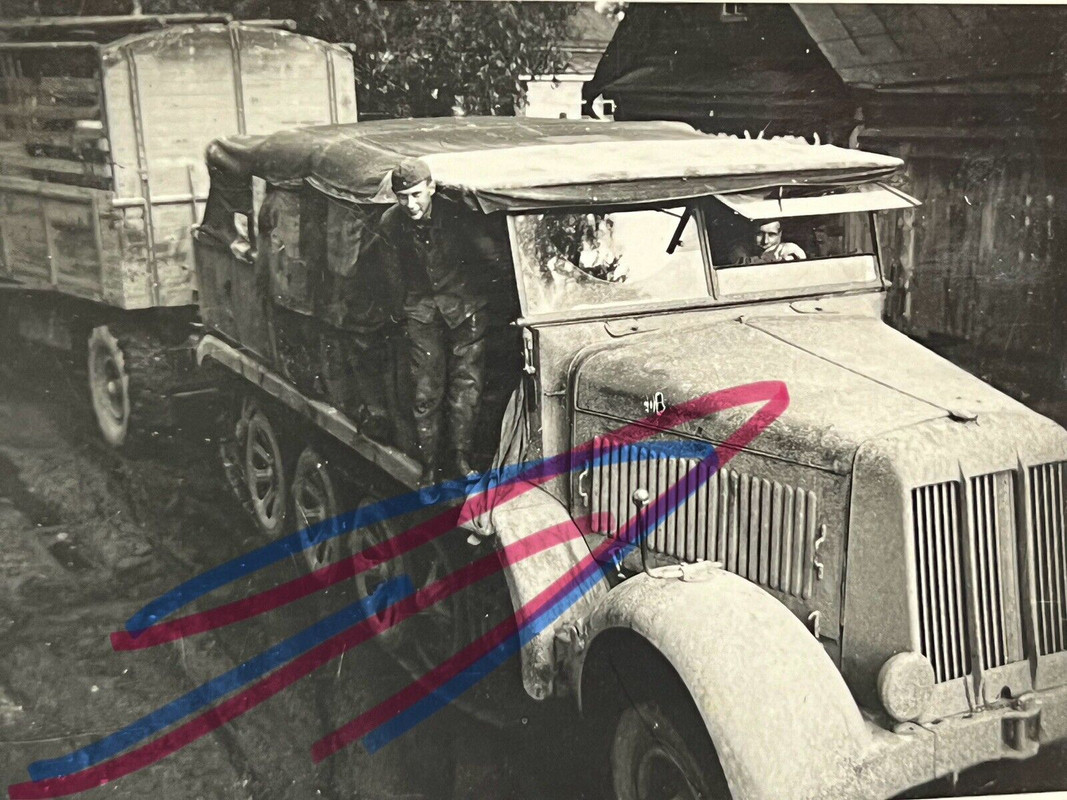 Deutsche Foto 2Wk ZGKW der 3 808 Russland Front Fotoalbum Russia