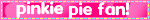 Pinkie Pie fan blinkie