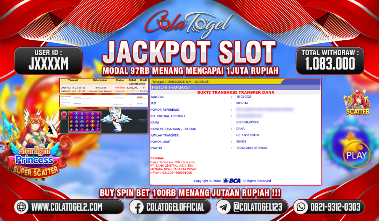 JACKPOT SLOT GACORR!!