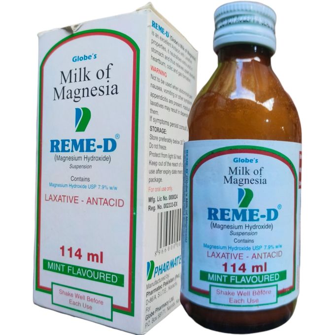 Reme-D Milk Of Magnesia 100Ml