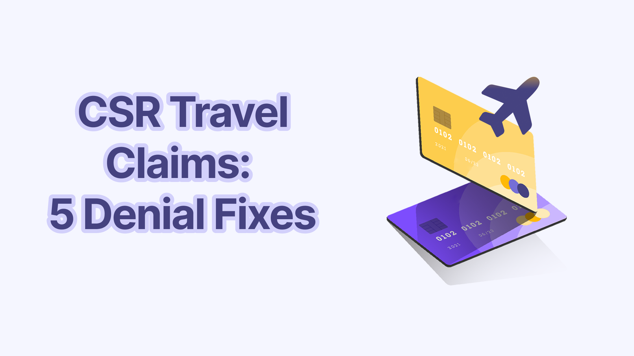 Chase Sapphire Reserve Claim Denied? 5 Fixes That Work (2026)