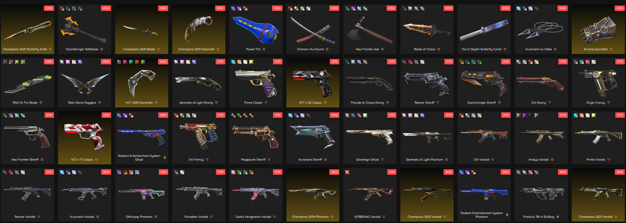 330 skins |Champs21/22/23/24/25